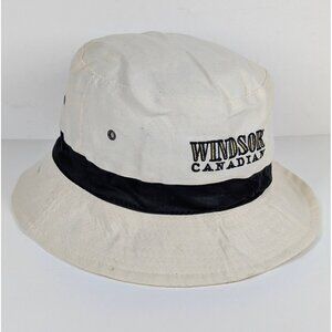 Windsor Canadian Bucket Hat Cap Canada Whiskey Distillery Calgary OSFM Unisex